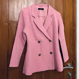 Blazer wanita SERBA 100k blazer pink outer pink jaket outer wanita