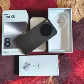 Oppo Find X8 5G 12/256 Like New Fullset Garansi resmi