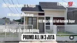 Langsung Huni! Rumah Lokasi strategis 2 Kamar Hanya 3 Juta!