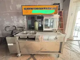TERMURAH STERLING FULL STAINLESS BEKAS JUALAN AYAM GORENG