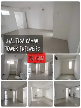 Jual 3BR lantai rendah apartment Bassura City SHM
