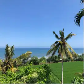 Tanah di depan pantai balian beach full view