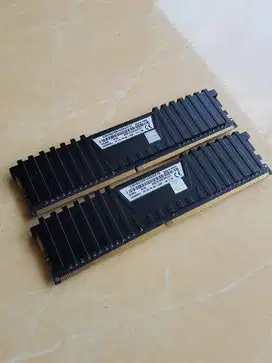 Ram DDR4 2x8gb 16gb Corsair Vengeance LPX 2400Mhz Black
