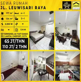 65 jt per tahun Disewakan Rumah di kompleks Leuwisari Leuwipanjang