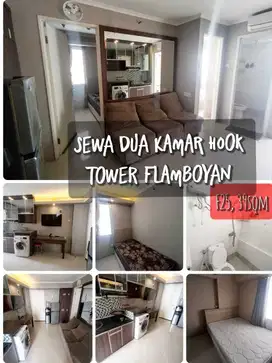 Sewa 2BR hook ada mesin cuci apartment Bassura City