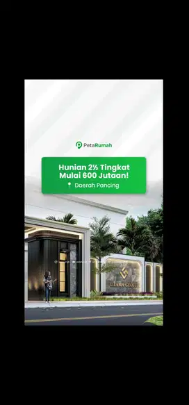 Townhouse utama geoju jalan madio utomo daerah pancing dan krakatau