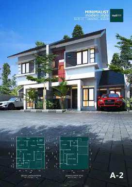 Hunian 2 lantai lokasi dekat stasiun Pondok rajeg cibinong Bogor