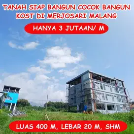 Tanah Kavling View Cantik Kota Malang Cocok Untuk Hunian Atau Cafe