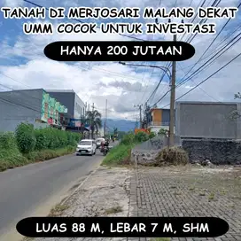 Tanah Kavling Termurah Di Kota Malang Joyo Agung