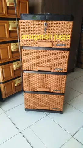 lemari plastik napolly contac 4
