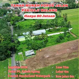Tanah Kavling Murah 80 Jutaan Malang Kawasan Berkembang