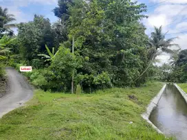 DIJUAL TANAH PEKARANGAN VIEW SUNGAI IRIGASI DOMULYO NANGGULAN.JK13368