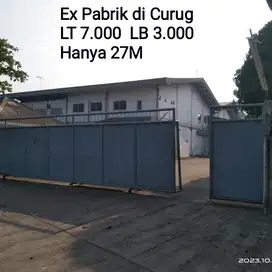 A265 Jual Ex Pabrik Gudang Bagus di Curug Bitung Murah Banget