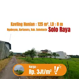 Kavling Ngabeyan, Strategis Dekat Pusat Kota Solo, SHM