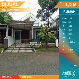 Dijual Rumah di Greenland Tidar Malang Dekat Pusat Kota