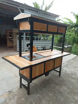 Gerobak Angkringan Bakso Mie Ayam PeceL Bubur Sate Martabak Ronde dlL