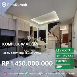 Townhouse cantik komplek w villas jalan bakti luhur - kapten muslim