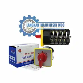 Selector Switch Mesin Milling / Saklar 16A 500VAC LW5 D-16 5.5S/4
