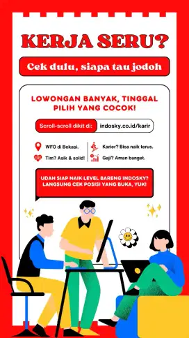 Office Boy Penempatan HI (Harapan Indah)