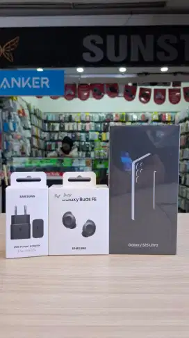 FREE BUDS FE & ADAPTOR ORI! SAMSUNG S25ULTRA 12/256 GARANSINSEIN RESMI