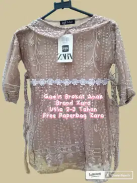 Gamis Anak Brokat