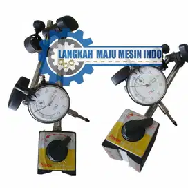 Alat Ukur Bubut Magnetic Stand Base + Dial Indicator Toki Atron Best
