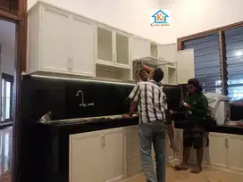 Jasa Pembuatan Kitchen Set Aluminium Modern Surabaya Kaloka Interior