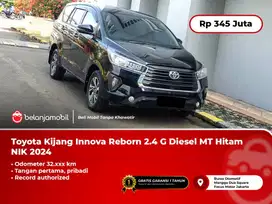 [ TANGAN PERTAMA ] Toyota Kijang Innova 2.4 G MT Hitam 2024/2025