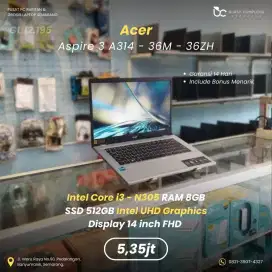 ACER Aspire 3 A314-36M | Core i3 N305 8GB 512GB