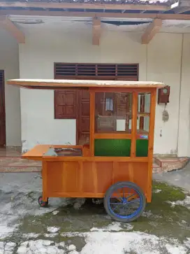 Gerobak Angkringan Bakso Mie Ayam PeceL Bubur Sate Martabak Ronde dlL