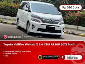 Toyota Vellfire Welcab (KURSI RODA) Z 2.4 CBU AT Putih 2013/2014