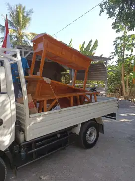 Gerobak Angkringan Bakso Mie Ayam PeceL Bubur Sate Martabak Ronde dlL