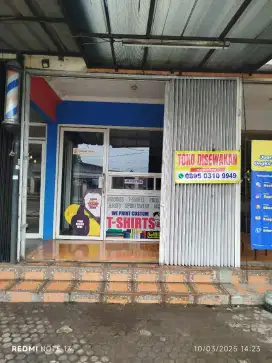 Disewakan Toko pinggir jalan