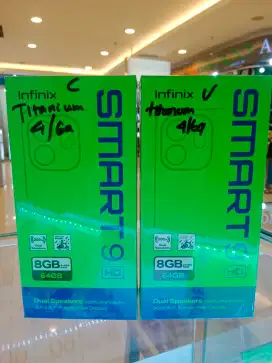 Infinix smart 9 HD 4/64 garansi resmi 1 tahun