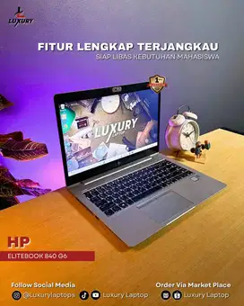 LAPTOP HP ELITEBOOK 840 G6 SLIM CORE I5 RAM 16GB DDR4 SSD 256GB SECOND