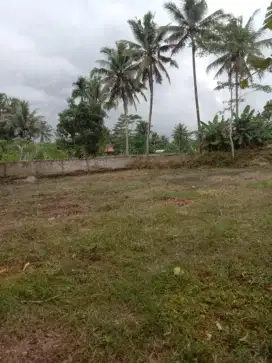 Dijual tanah view merapi dan sawah bentuk ngantong