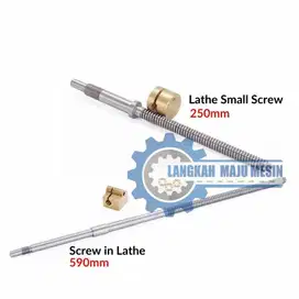 As Drat Meja Mesin Bubut / Eretan Meja Bubut / Screw Lathe - 250mm