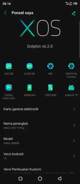 Infinix hot 9 play