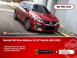 [ LOW KM ] Suzuki All New Baleno 1.5 AT Merah 2022/2023