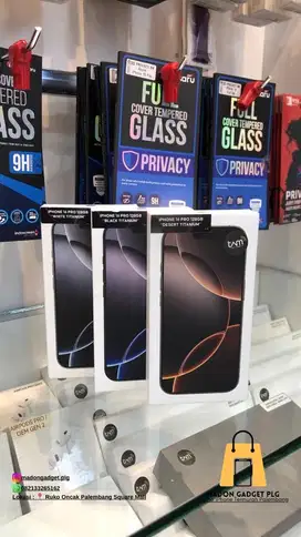 New iPhone 16 Pro 128gb Garansi Resmi iBox 1thn