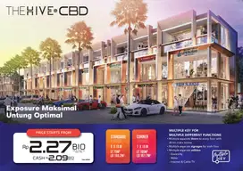 Ruko dijalan Utama THe Hive CBD Lippo Cikarang Bekasi
