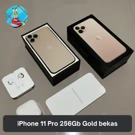 iPhone 11 Pro 256Gb Gold bekas original