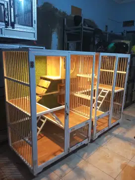 Kandang Kucing Alumunium Ready Siap Kirim