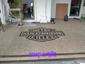 dekorasi carport garasi mobil