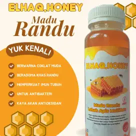 Madu Randu Murni 100% Grade A Dari Petani Amanah  250 ml. ( 370 gr)
