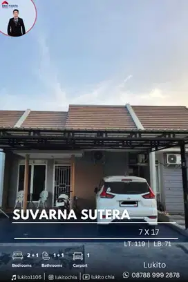 Dijual Rumah 1 Lantai di Suvarna Sutera Siap Huni Sertifikat SHM