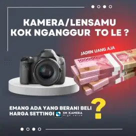 KAMI BELI KAMERA LENSAMU JUAL DI SM KAMERA CANON DAN LAINNYA
