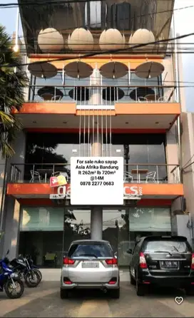 jual ruko gedung kantor lokasi strategis cbd sayap asia afrika bandung