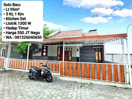 Jual Rumah Siap Pakai Area Solo Baru, Dekat Pakuwon, The Park