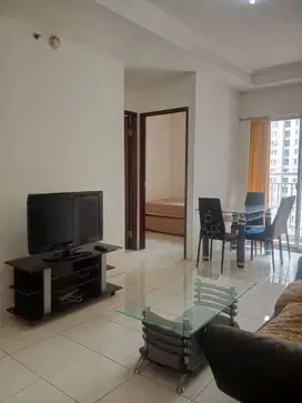 Disewakan Apartemen Mediterania Garden 2, 2BR Furnished Luas 42m2